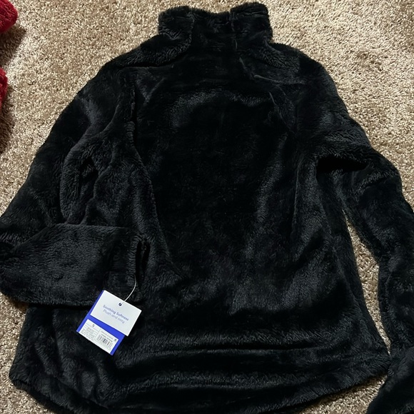 Soothing softness plush and cozy size small mock neck top nWT black - Picture 1 of 1
